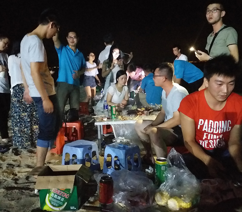 野外拓展，漫游沙滩—记锐天惠州巽寮湾之旅