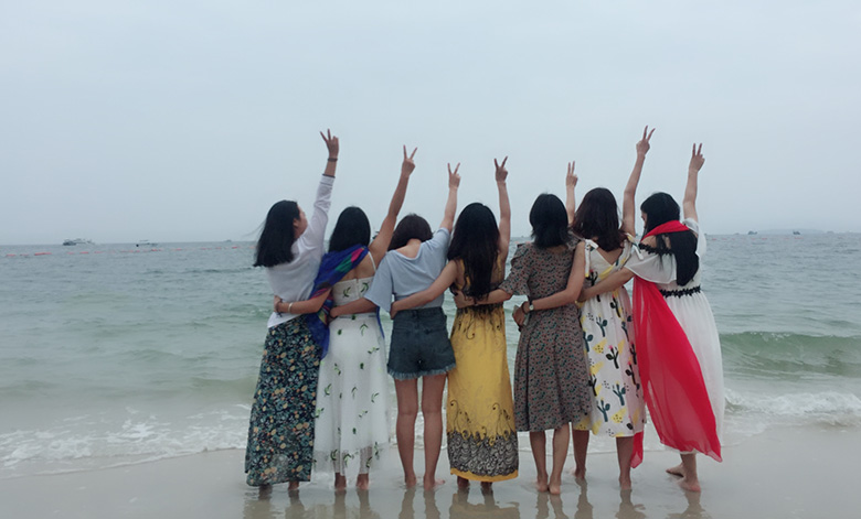 野外拓展，漫游沙滩—记锐天惠州巽寮湾之旅